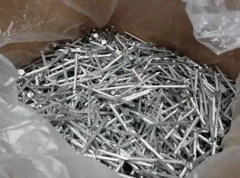 Hardened Galvanized Steel Grooved Concrete Nails