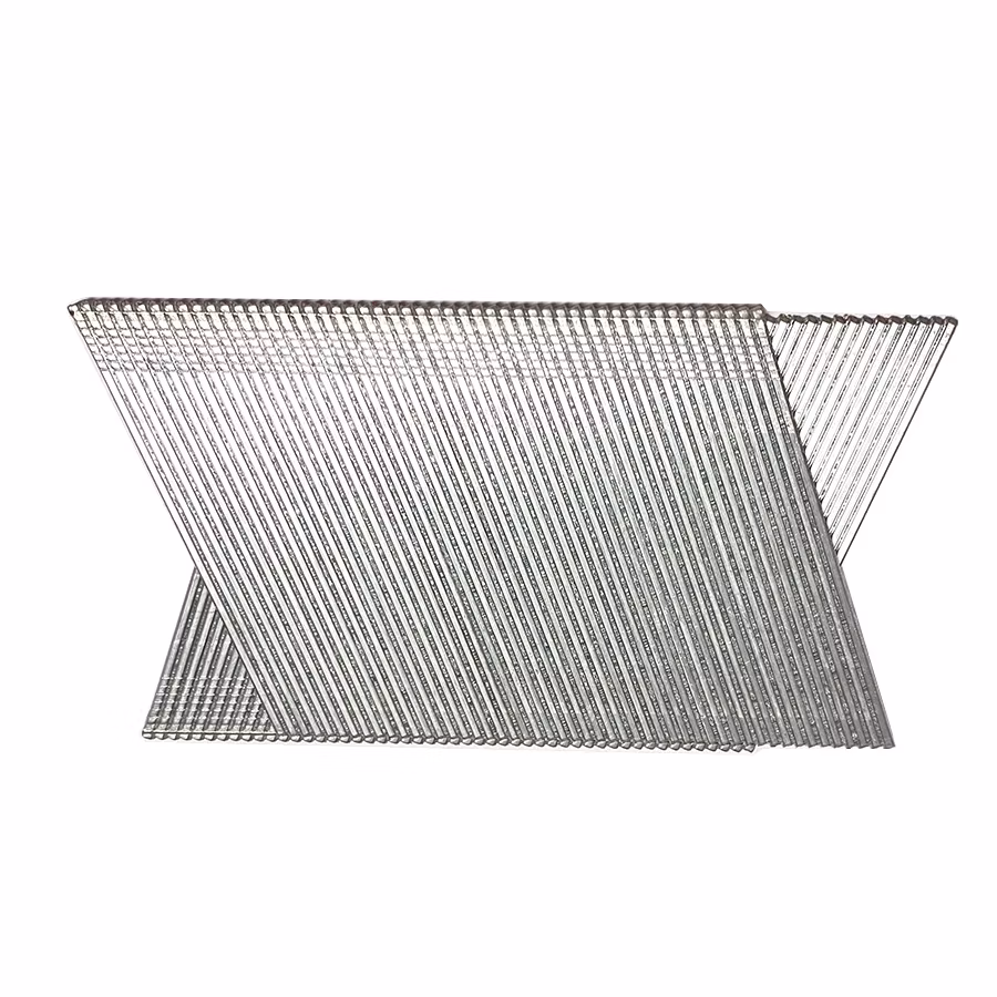 Galvanized Steel Brad Nails Finish Nails 20 Degree for Construction