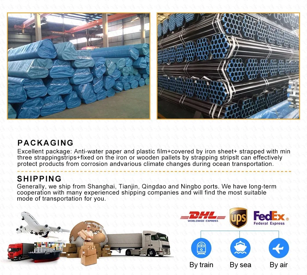 Petroleum Pipeline Boiler API 5L ASTM A53 304 316L Seamless Hot Rolled Spiral Welded Hot Dipped Galvanized Carbon Ss Stainless Steel Square Tubing Pipe