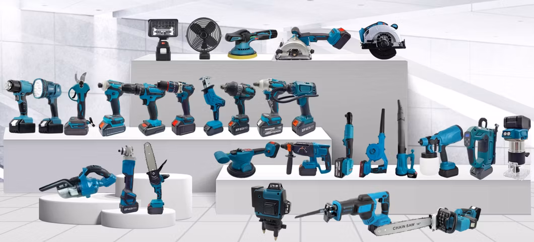 Heavy Duty Nail Gun with Durable Concrete Nails and Accessories