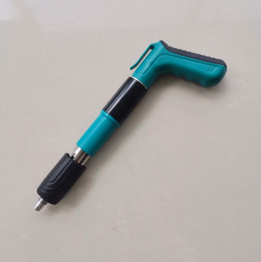 Heavy Duty Nail Gun with Durable Concrete Nails and Accessories