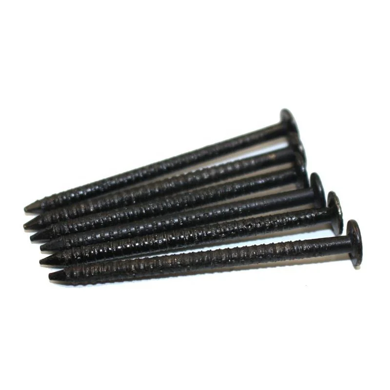 50*3.0mm Black Ring Shank Nails with 5kg Box for Africa