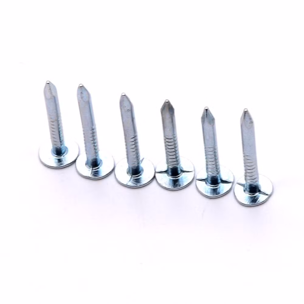 Large Flat Head Zinc Coated Copper Clout Nails