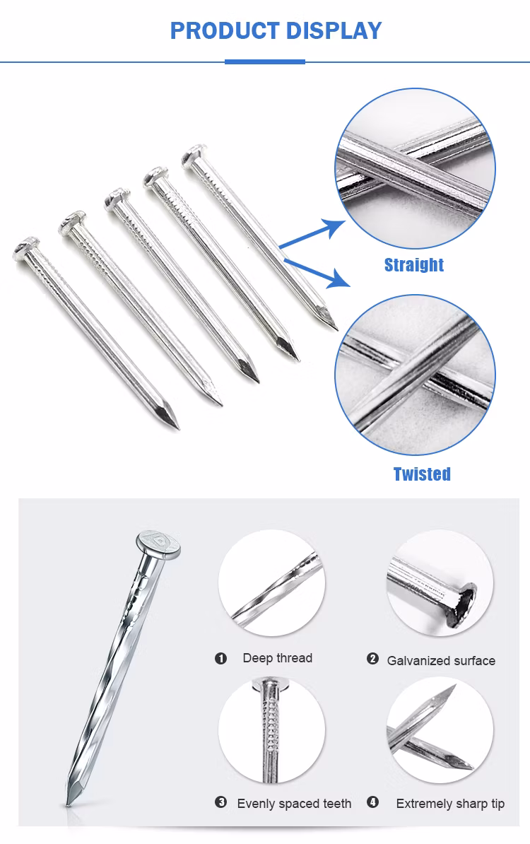 Cement Nail Different Sizes Masonry Nails