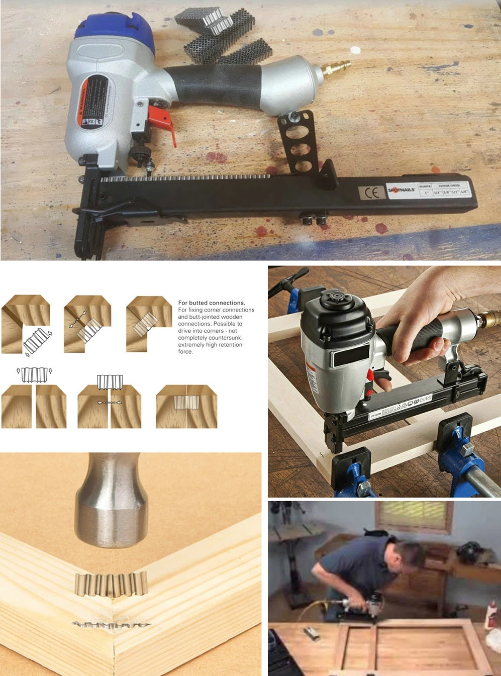 X Series Wave Corrugated Fasteners Nail for Decking Board