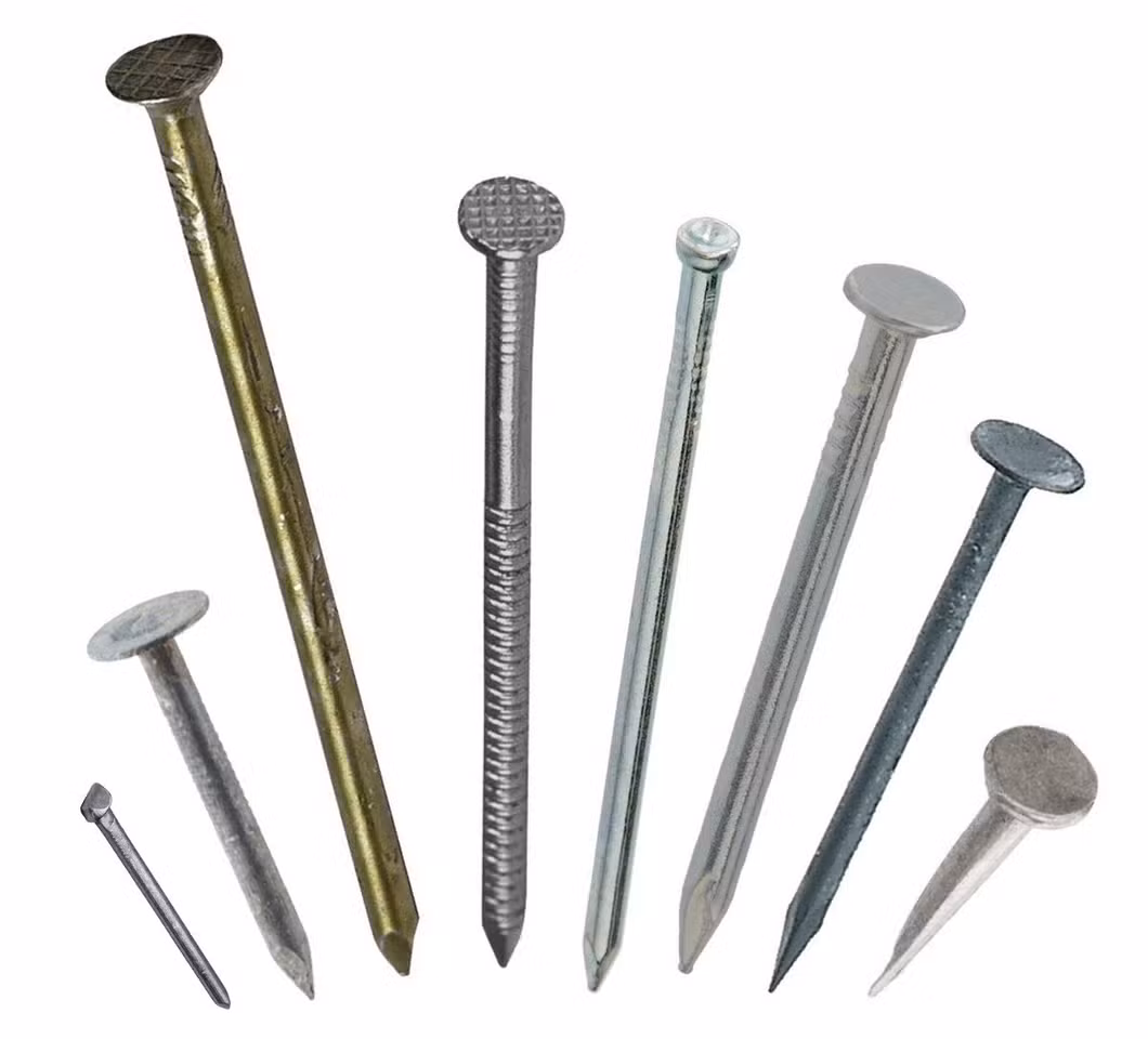 Umbrella Roofing Nails with Washer Galvanized 4.0X90mm Clavos