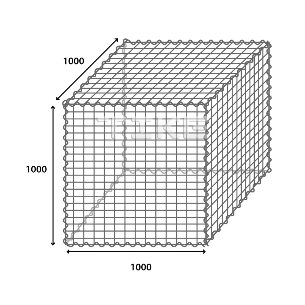 Hot DIP Galvanized Welded Wire Mesh Gabion Box