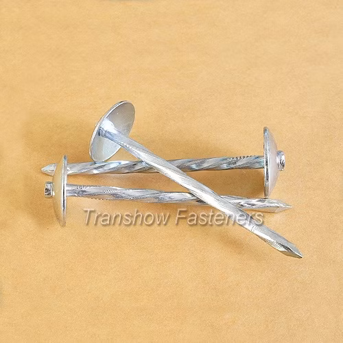 6-13 Bwg Galvanized Steel Umbrella Head Roofing Nails