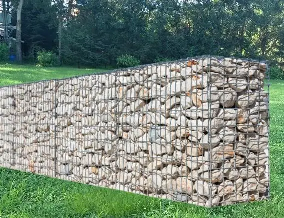 2X1X1m Galfan Coated Welded Gabion Wall Box Barrier for River Bank