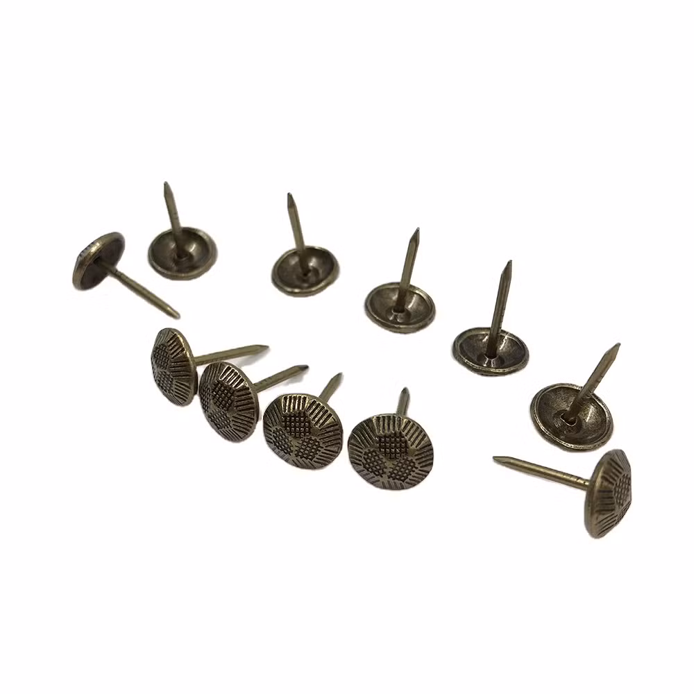 Fancy Copper Cat Eyes Upholstery Decorative Brass Sofa Nails Tacks for Furniture