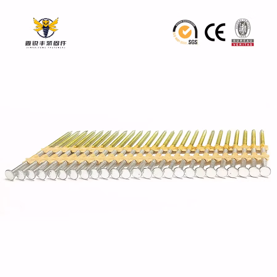 Xrf 21 Degree Plastic Collated Nails Framing Nails for Construction and Carpentry Industries