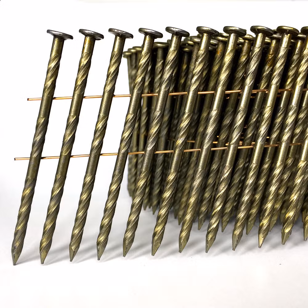 15 Degree Zinc Wire Coil Nails for Construction /Decoration /Packaging