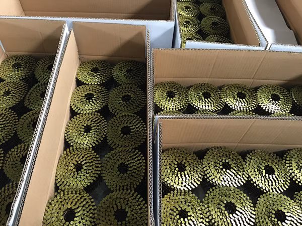 15 Degree Zinc Wire Coil Nails for Construction /Decoration /Packaging