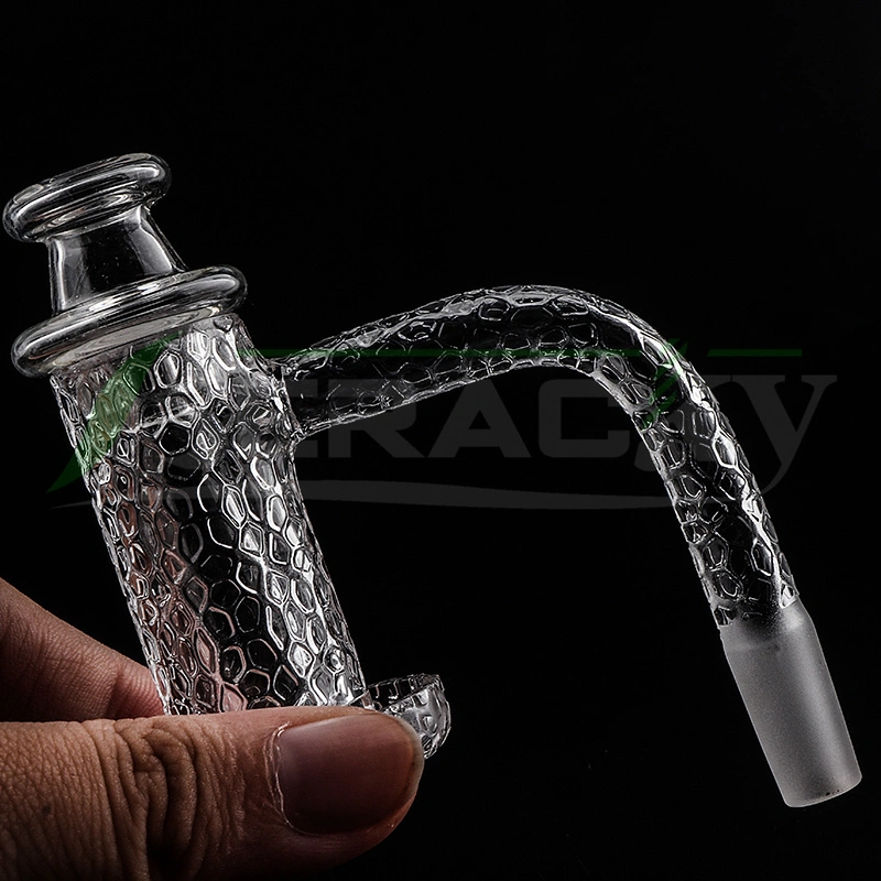 Sandblasted Regular Weld Beveled Edge Quartz Charmer Banger DAB Nail