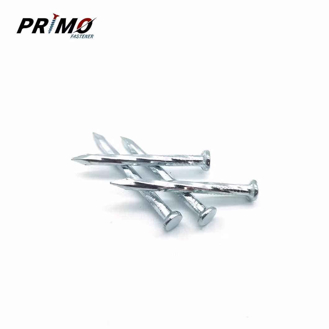 Black Oxide Zinc Plated Hardened Cement Nail Masonry Concrete Steel Nail