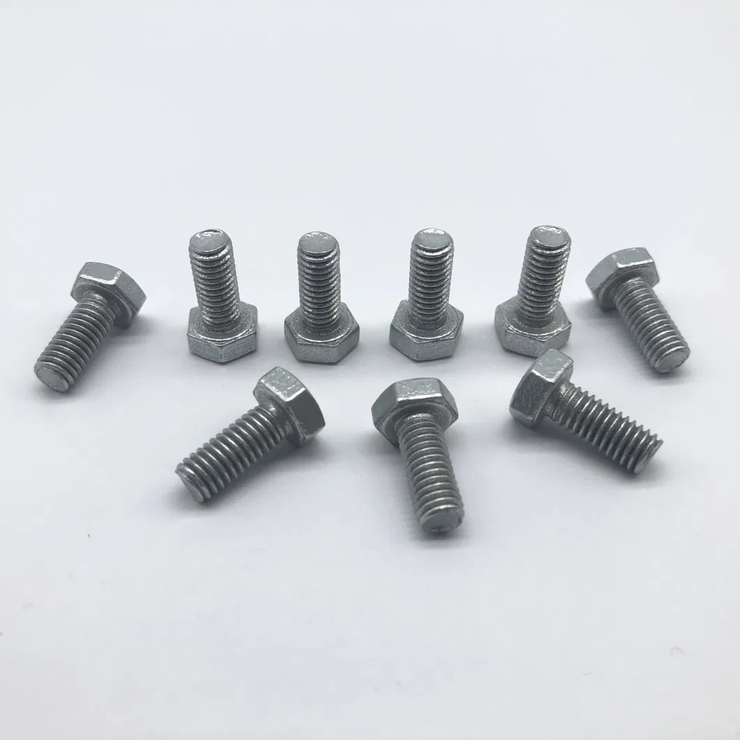 Mechanical Plating Galvanized Screw Hex Bolt