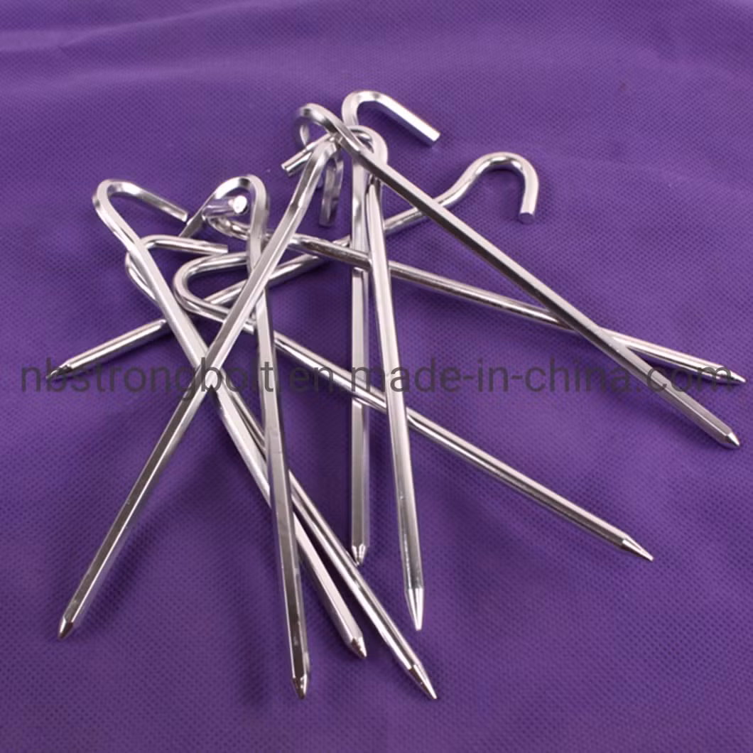 Rhombic Aluminum Ground Nail / Iron Ground Nail