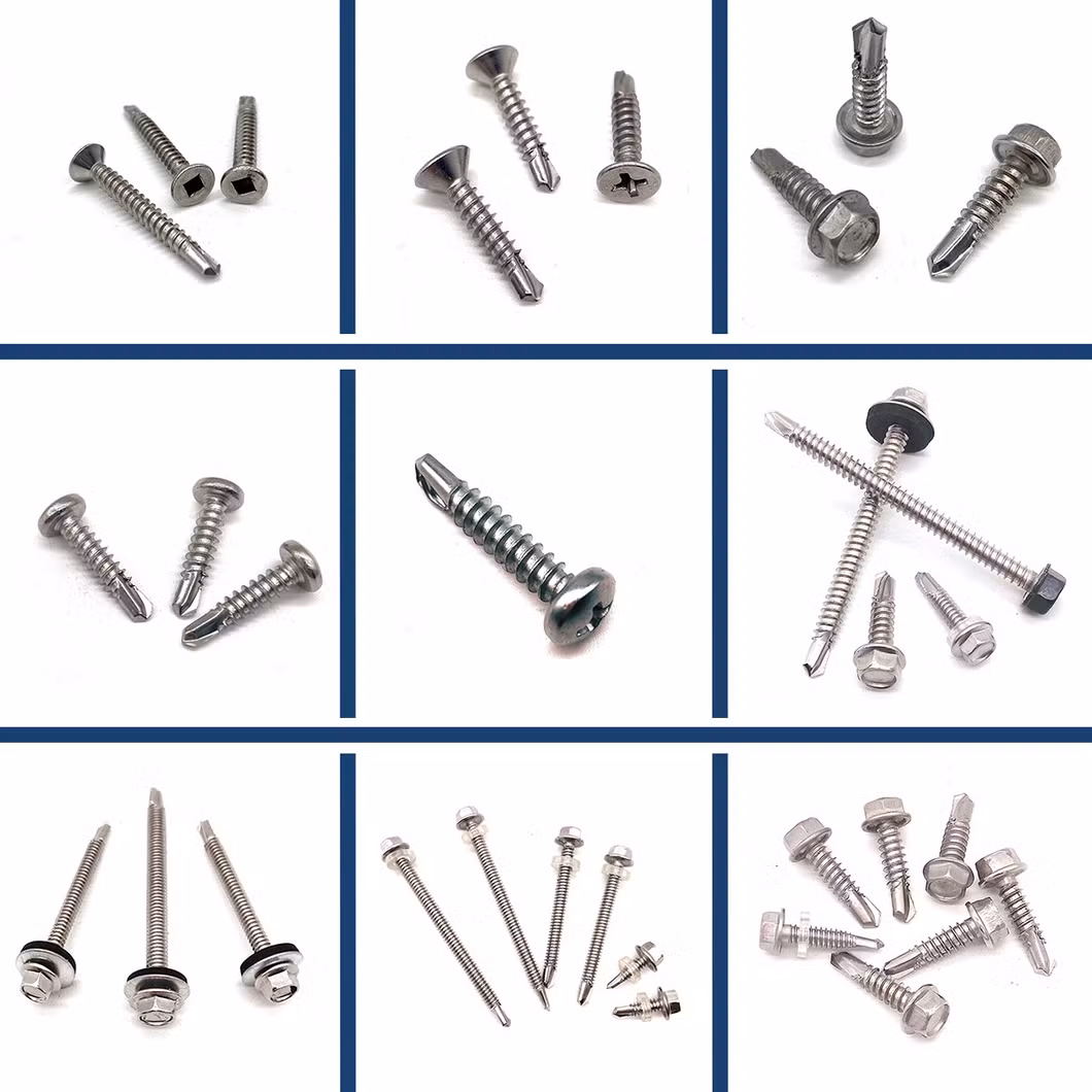 Stainless Steel Wholesale Ss Self Drywall Wood Chipboard Tapping Drilling Screw