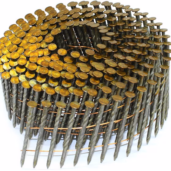 15 Degree Zinc Wire Coil Nails for Construction /Decoration /Packaging