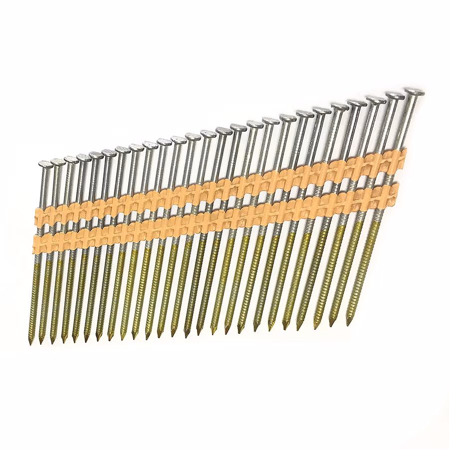 3.33* 64mm Diamond Plastic Strip Nails for Sales