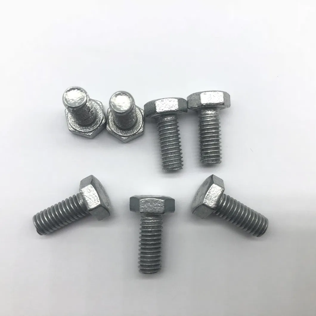 Mechanical Plating Galvanized Screw Hex Bolt