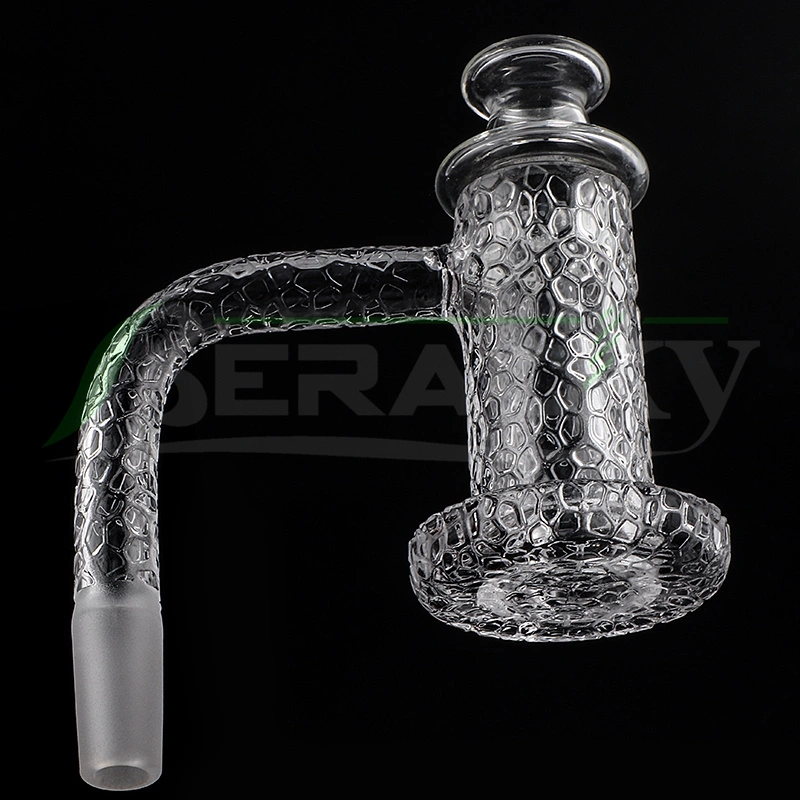 Sandblasted Regular Weld Beveled Edge Quartz Charmer Banger DAB Nail