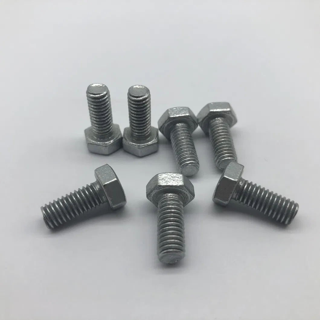 Mechanical Plating Galvanized Screw Hex Bolt