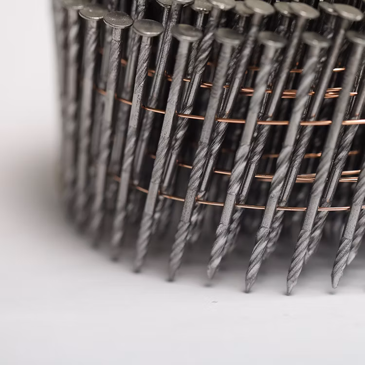 Yellow Copper Coil Roofing Nail for Sale