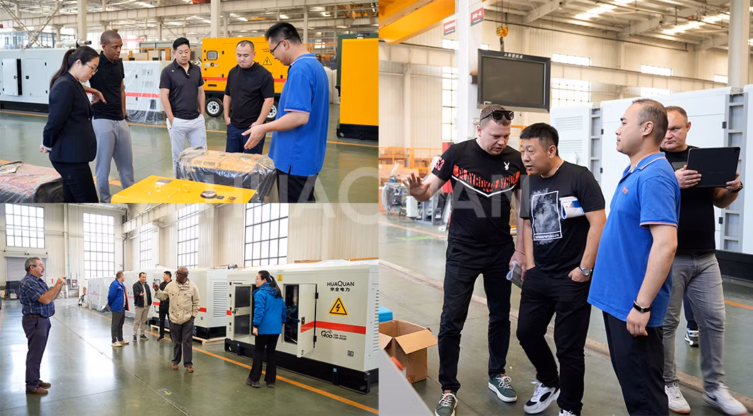 Factory Price 500kw 1MW 2MW Big Diesel Power Generator Set Powered by Huaquan/Weichai/Ricardo Open Type Silent Container Price List