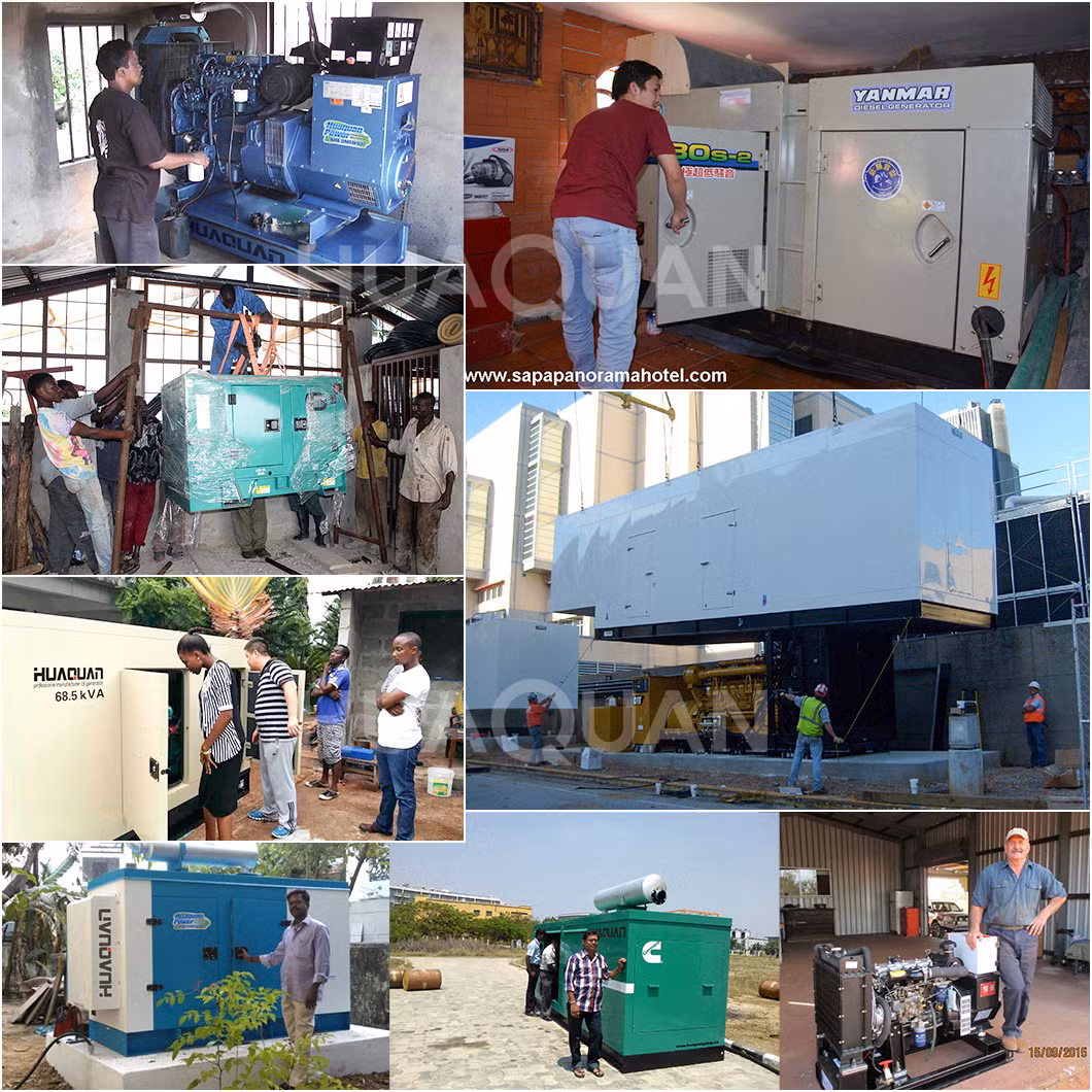 Factory Price 500kw 1MW 2MW Big Diesel Power Generator Set Powered by Huaquan/Weichai/Ricardo Open Type Silent Container Price List
