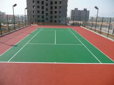 Anti-UV Outdoor High Shock Absorption Sports Court Acrylic Surface Layer for Sale