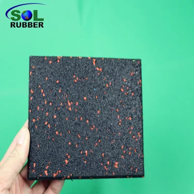 Sol Rubber Non-Allergenic Rubber Floor Crossfit Gym Rubber Tile