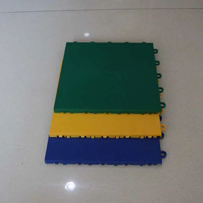 Plain Surface Rich Color Outdoor Basketball Tennis Volleyball Roller Skating Modular Interlock Sports PP Floor Tile