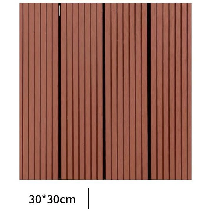 Factory Price Interlocking Direct Sales Durable WPC Wood Plastic Composite Garage Tiles