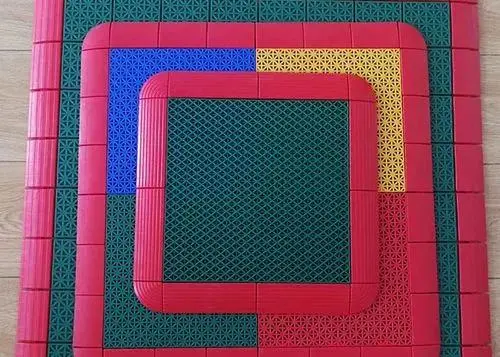 Plastic Interlocking Outdoor Suspended Floor Modular Sports Floor Tiles