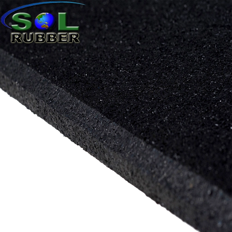 Non-Slip Gym Mat Rubber Flooring Tile