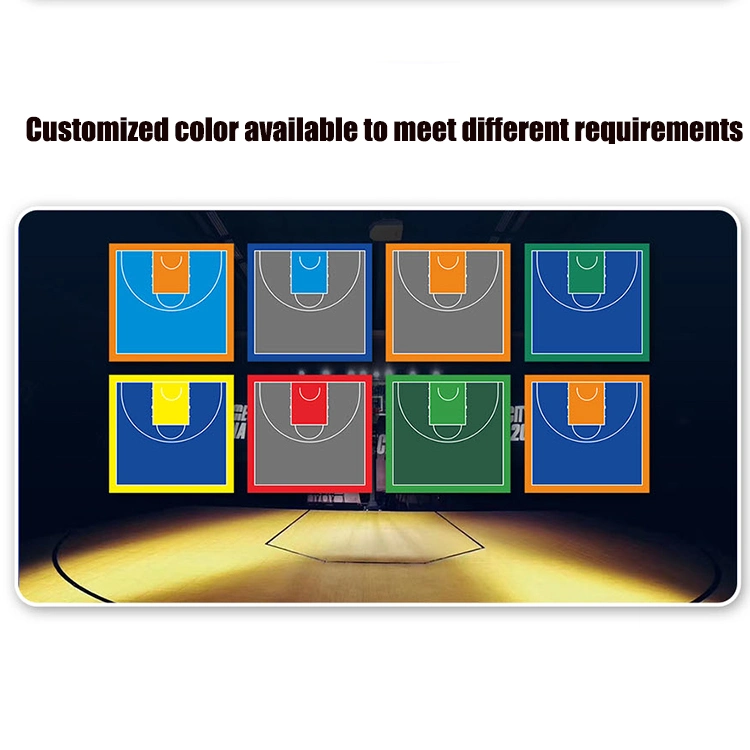 TPV Elastic Rubber Sports Flooring Basketball Sport Court Tiles