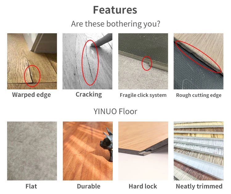 Factory Price Skidproof Spc Click Luxury Vinyl Flooring Indoor Decoration PVC Flooring