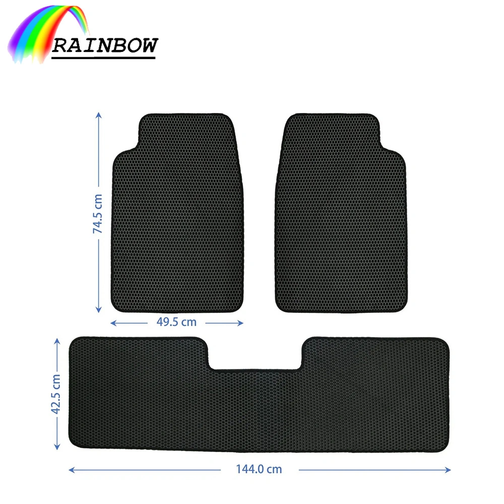 Universal Anti Slip Non Sliding Waterproof High Quality All Weather 3PCS PVC Car Mat Car Floor Mat