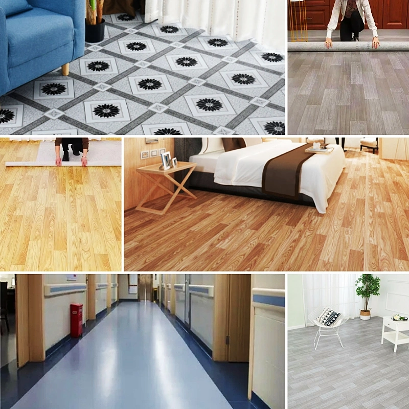 Manufacturer High Quality Customized Waterproof Laminated 1.2mm PVC Sponge Flooring