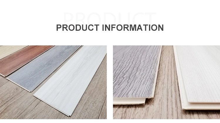 Polybett Wood Grain Flooring Vinyl Spc Click Concrete Non-Slip PVC Vinyl Floor Tile for Bathrooms