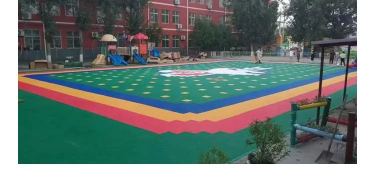 Weather-Resistant Outdoor Sport Court Tiles for Basketball Courts and Multi-Sport Play Areas