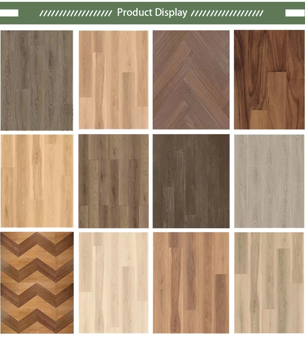 Laminate Flooring Thickness 0.32mm-2.0mm Waterproof Non Slip Simple Style Plastic PVC Floor Laminate Linoleum Wood PVC Vinyl Flooring for Indoor Decoration