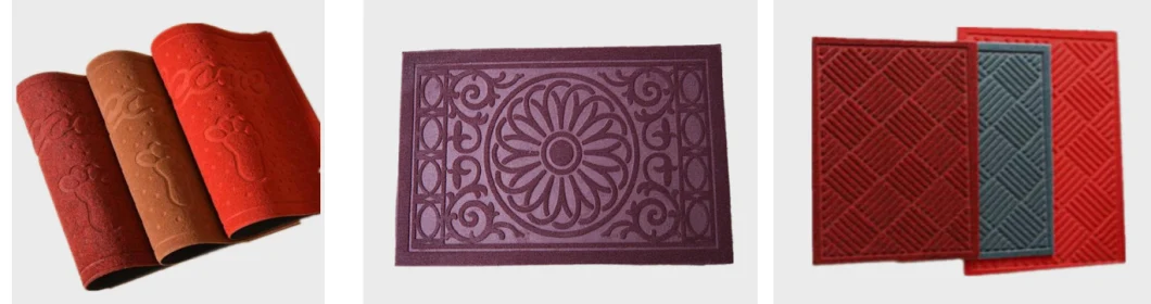 Non-Slip Velour Mat Manufacturer with PVC Backing