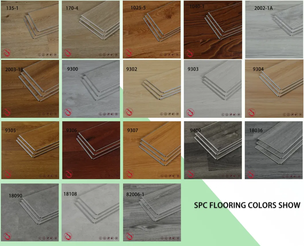 China Factory Popular Color Spc Flooring PVC Floor