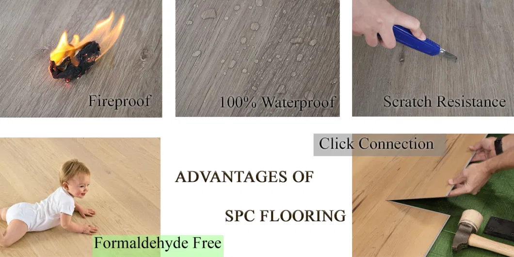 China Factory Popular Color Spc Flooring PVC Floor