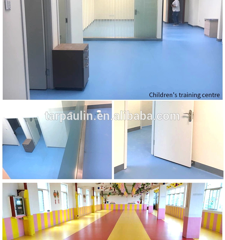 Economy 4mm PVC Material Vinyl Floor for Washroom.