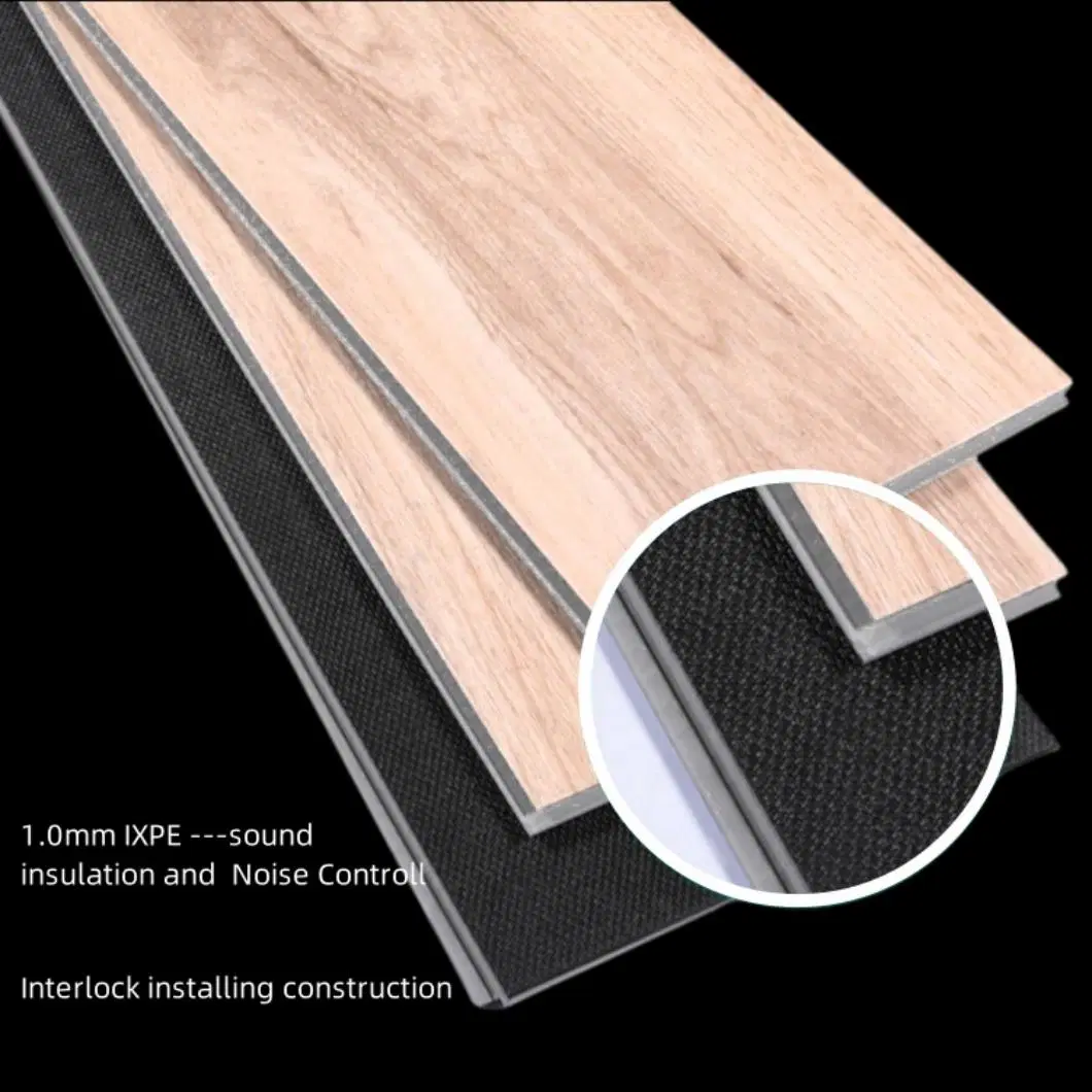 Factory Wholesale Rigid 4mm 5mm 8mm Click Lock Stone Plastic Composite Vinyl Spc Flooring