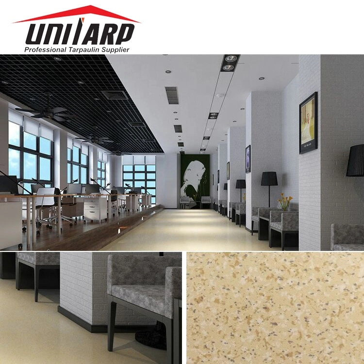 Fashionable 1.8mm Plastic Material Vinyl Flooring for Restaurant.