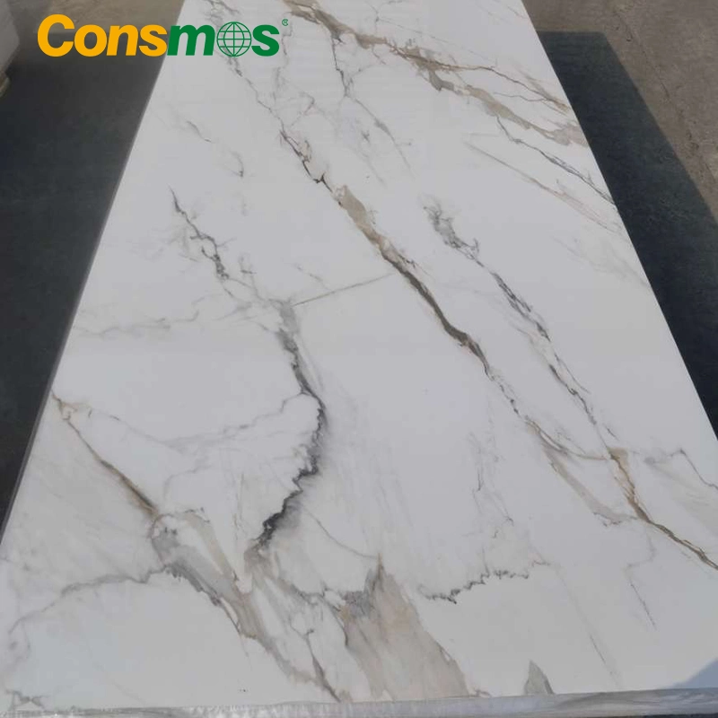 Wholesale Stone Plastic Compose Flooring Wood Shower PVC Wall Panel UV Marble Sheet for Bathroom